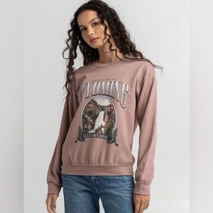 welcome to Wyoming Yellowstone crewneck sweatshirt Tillys